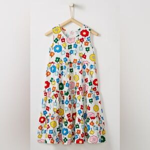 Hanna Andersson Girls NWT Twirl Power Racerback Colorful Floral Dress Size 5